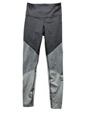 Old Navy Dark Gray and Light Gray Colorblock Leggings
